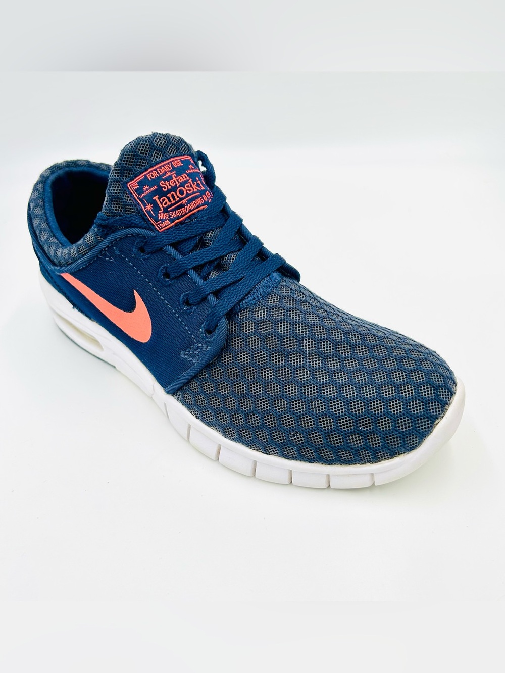 Nike SB Stefan Janoski Max Men size 6 Obsidian Hot Lava Skate Shoes 631303-466